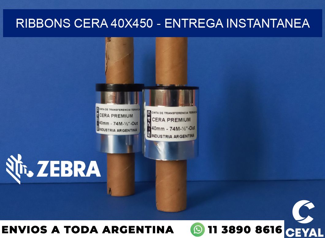 Ribbons cera 40x450 - entrega instantanea