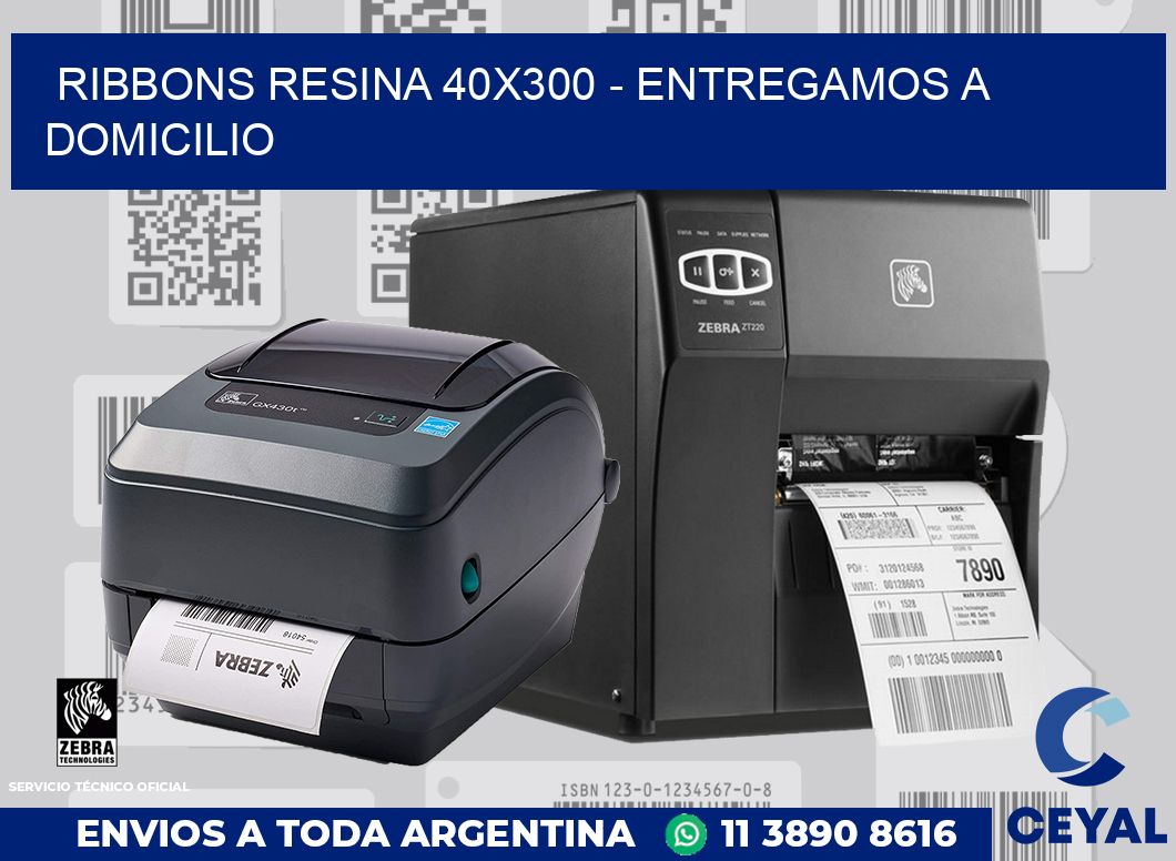 Ribbons resina 40x300 - entregamos a domicilio