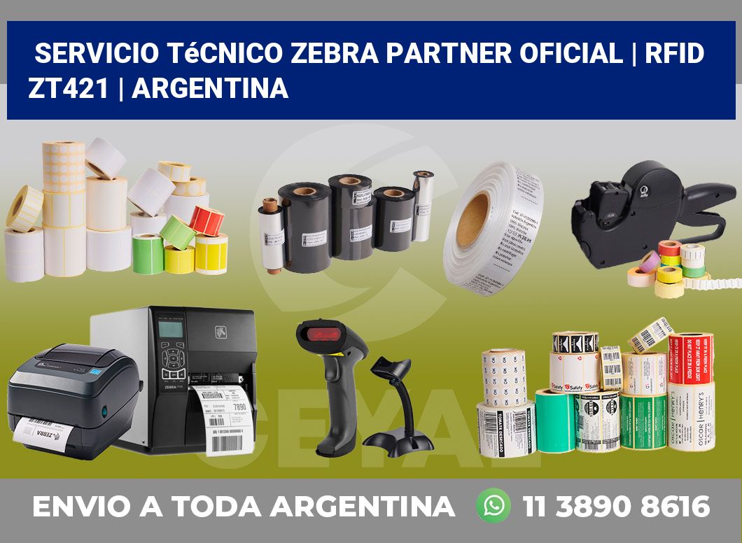 Servicio técnico Zebra Partner Oficial | RFID ZT421 | Argentina