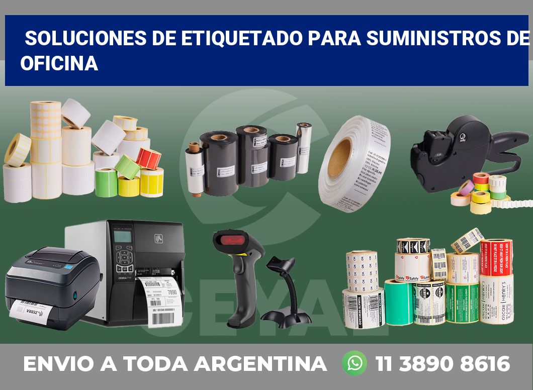 Soluciones de Etiquetado para Suministros de Oficina