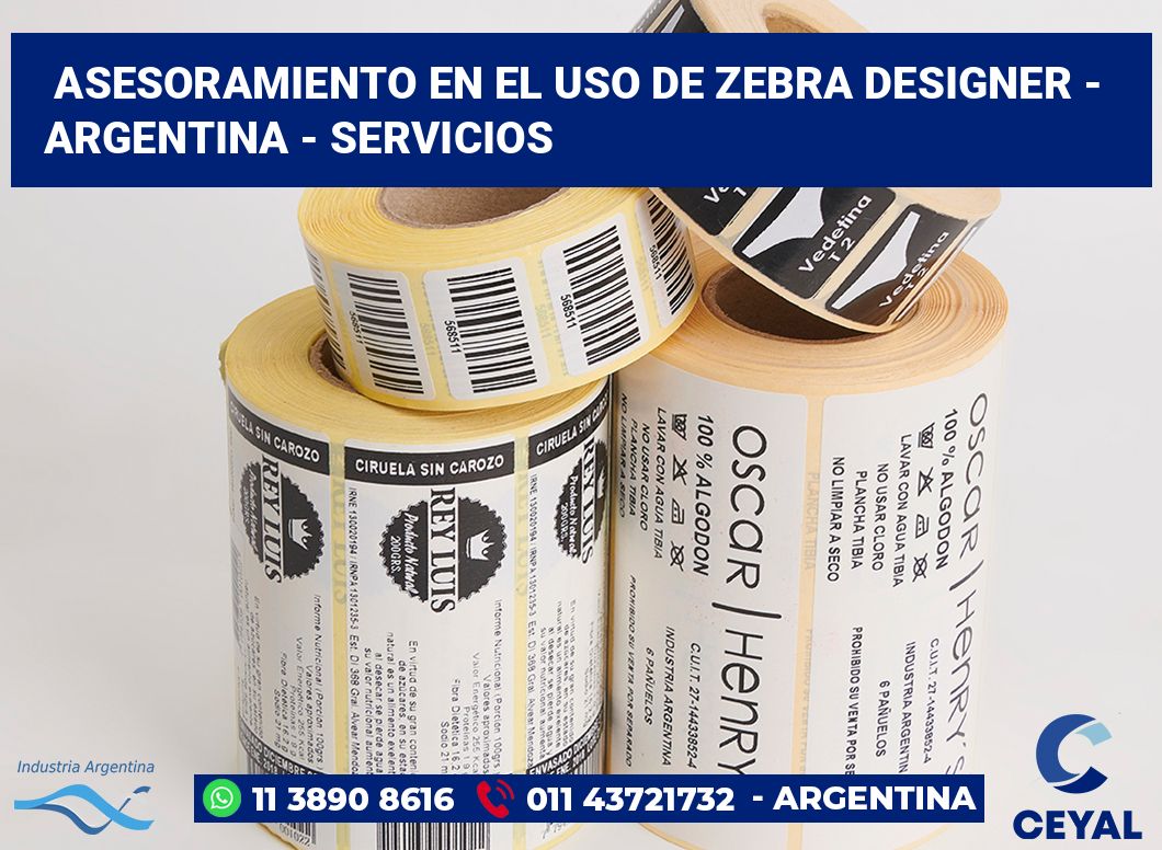 asesoramiento en el uso de zebra designer - Argentina - Servicios