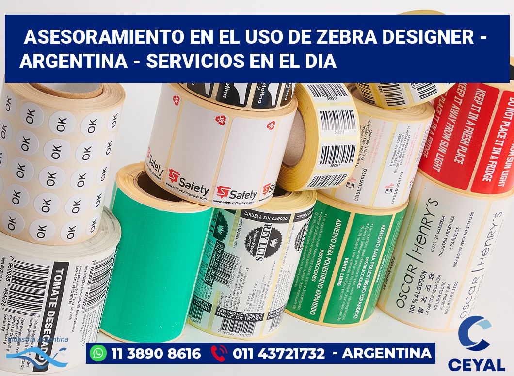 asesoramiento en el uso de zebra designer - Argentina - Servicios en el dia