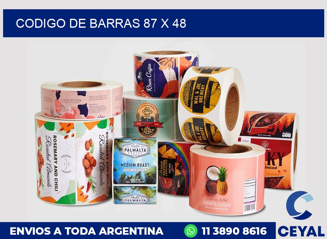 codigo de barras 87 x 48