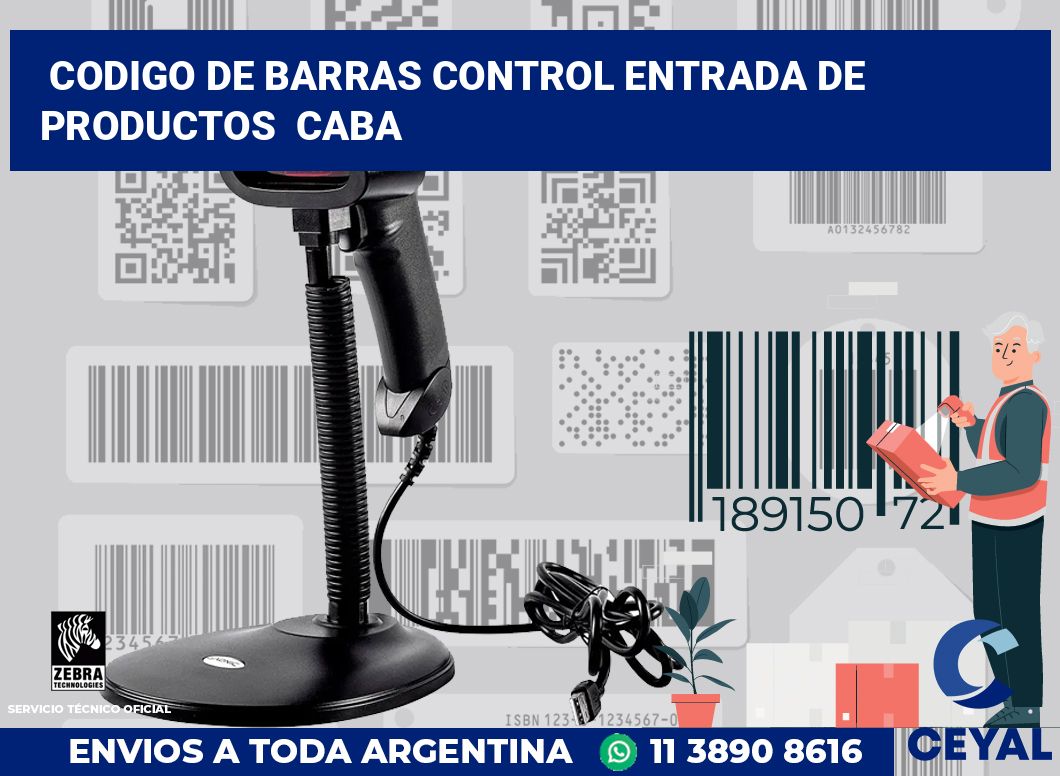 codigo de barras control entrada de productos  CABA