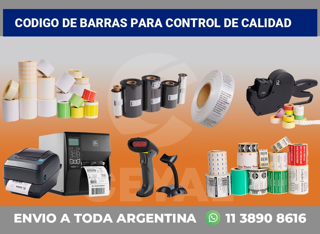 codigo de barras para control de calidad