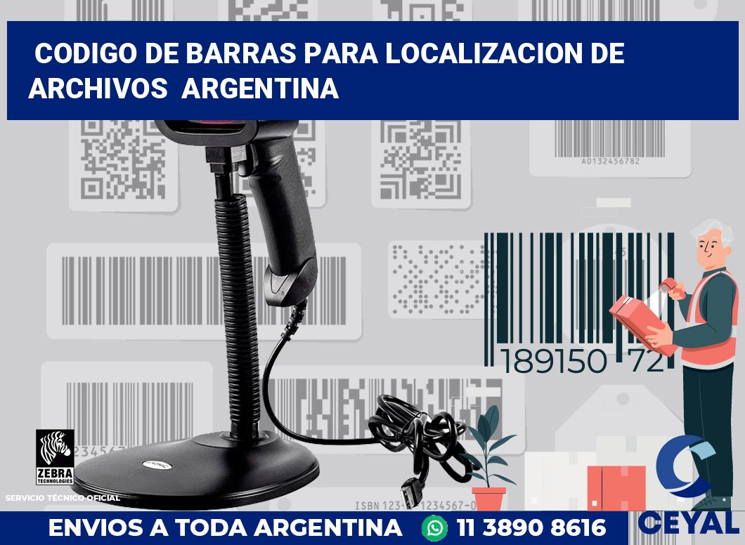 codigo de barras para localizacion de archivos  argentina