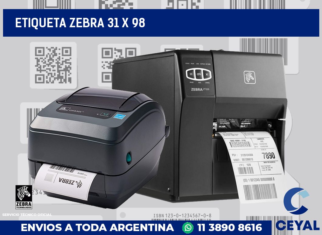 etiqueta zebra 31 x 98