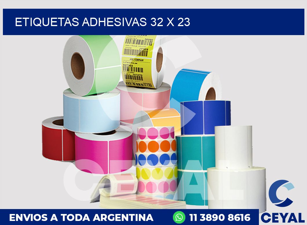 etiquetas adhesivas 32 x 23