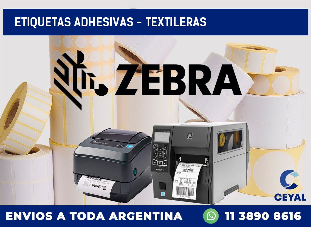 etiquetas adhesivas – textileras