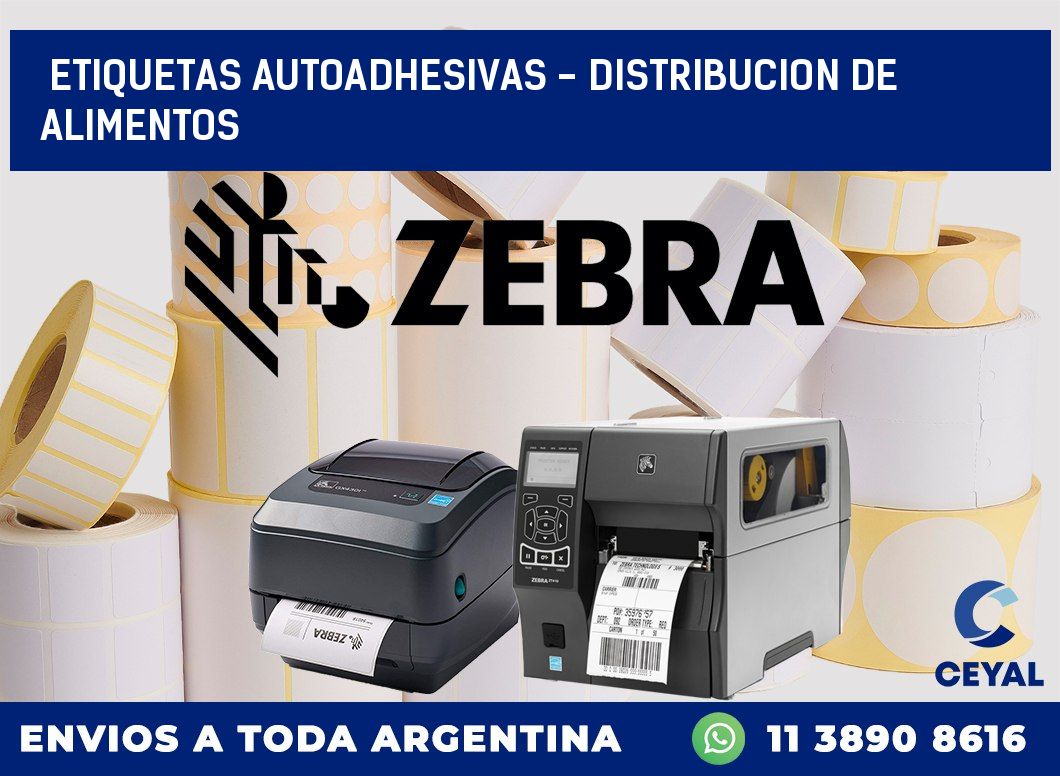 etiquetas autoadhesivas – distribucion de alimentos