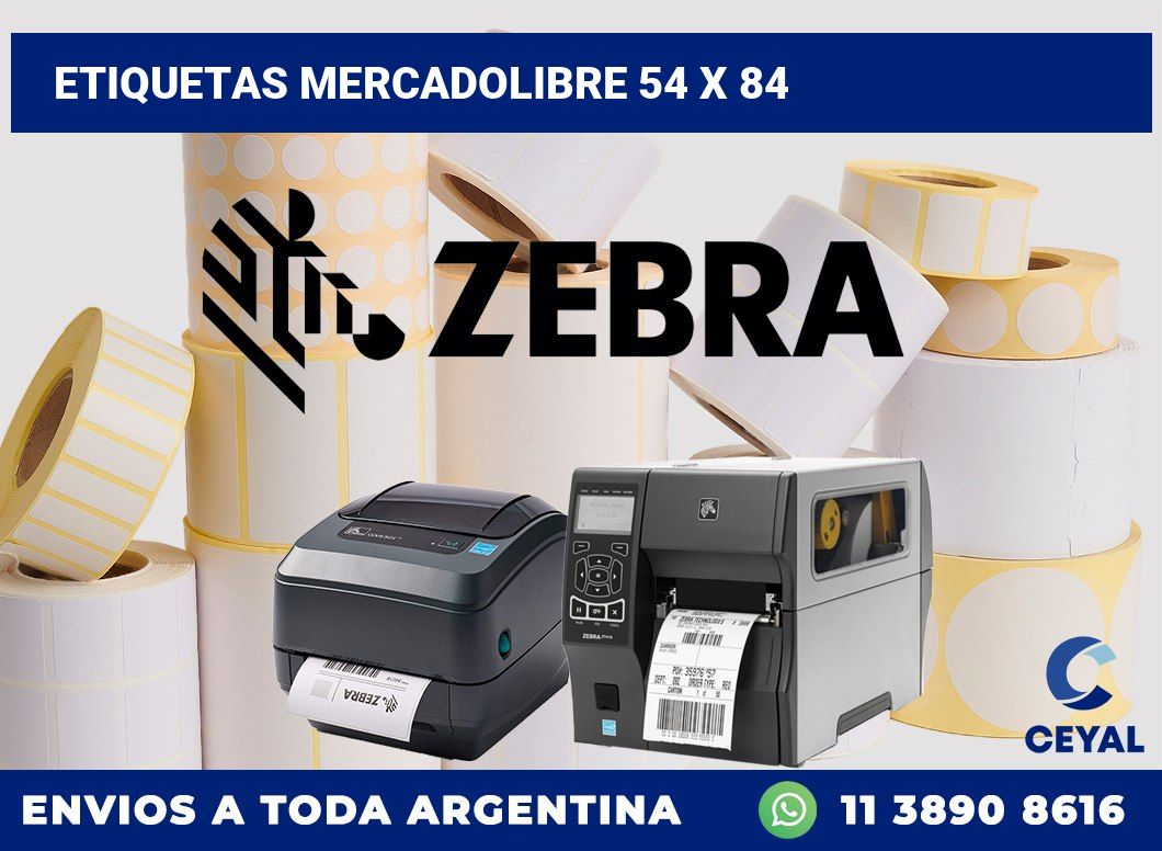 etiquetas mercadolibre 54 x 84