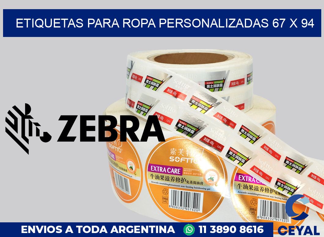 etiquetas para ropa personalizadas 67 x 94