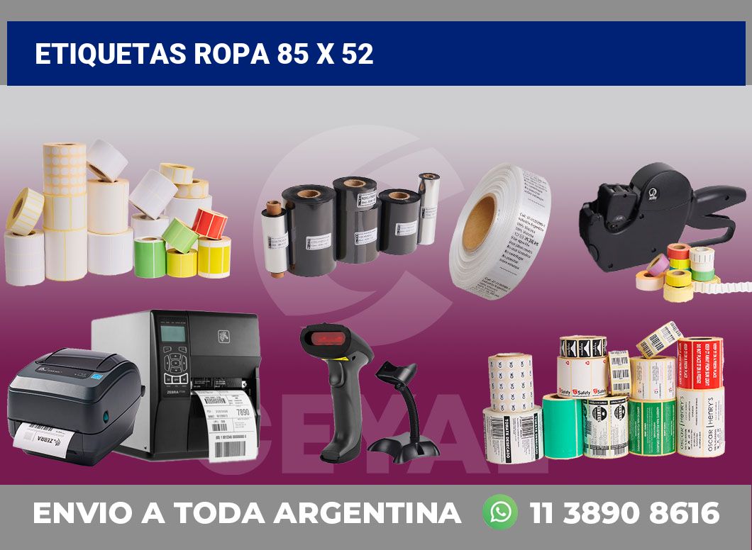 etiquetas ropa 85 x 52