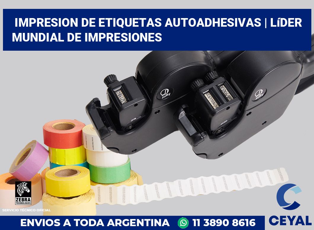impresion de etiquetas autoadhesivas | Líder mundial de impresiones