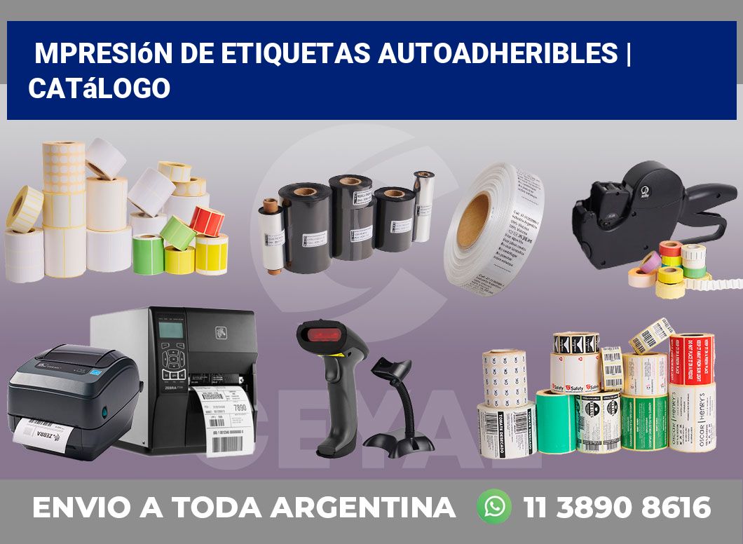 mpresión de etiquetas autoadheribles | Catálogo