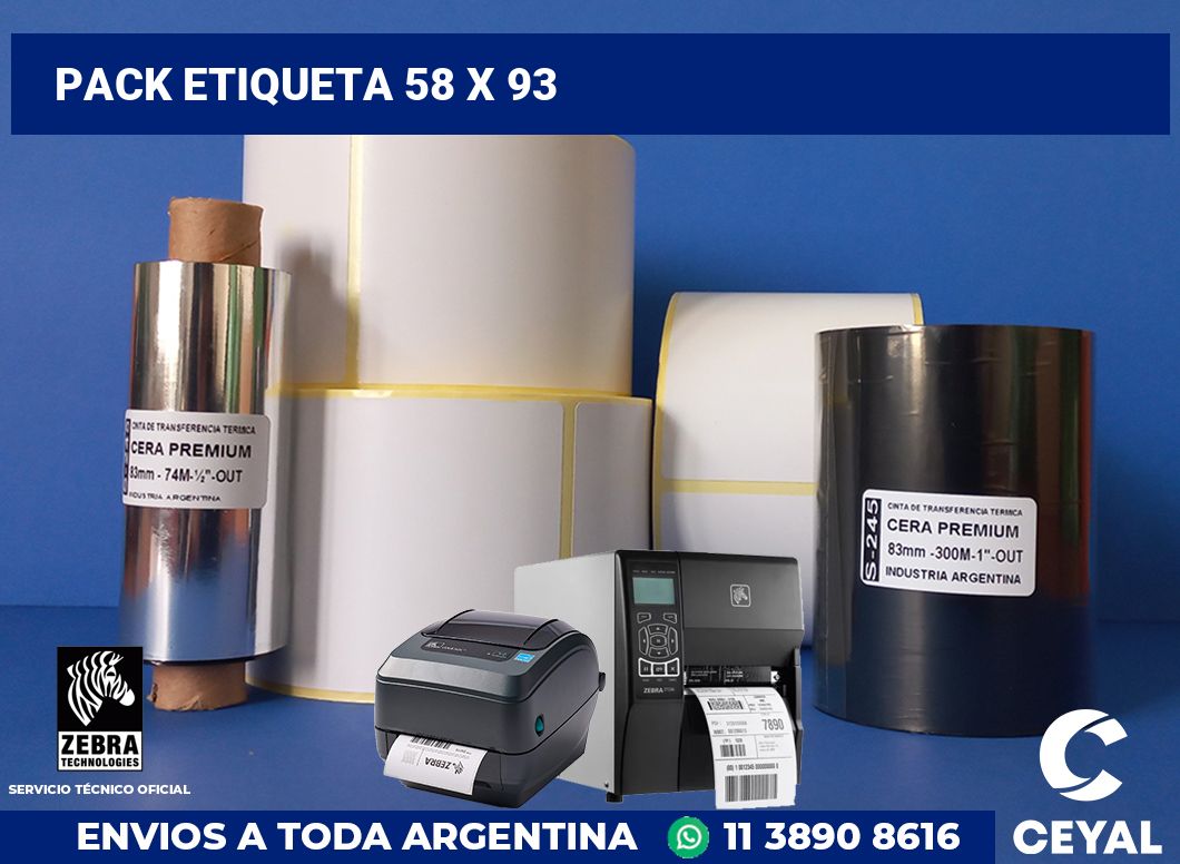 pack etiqueta 58 x 93