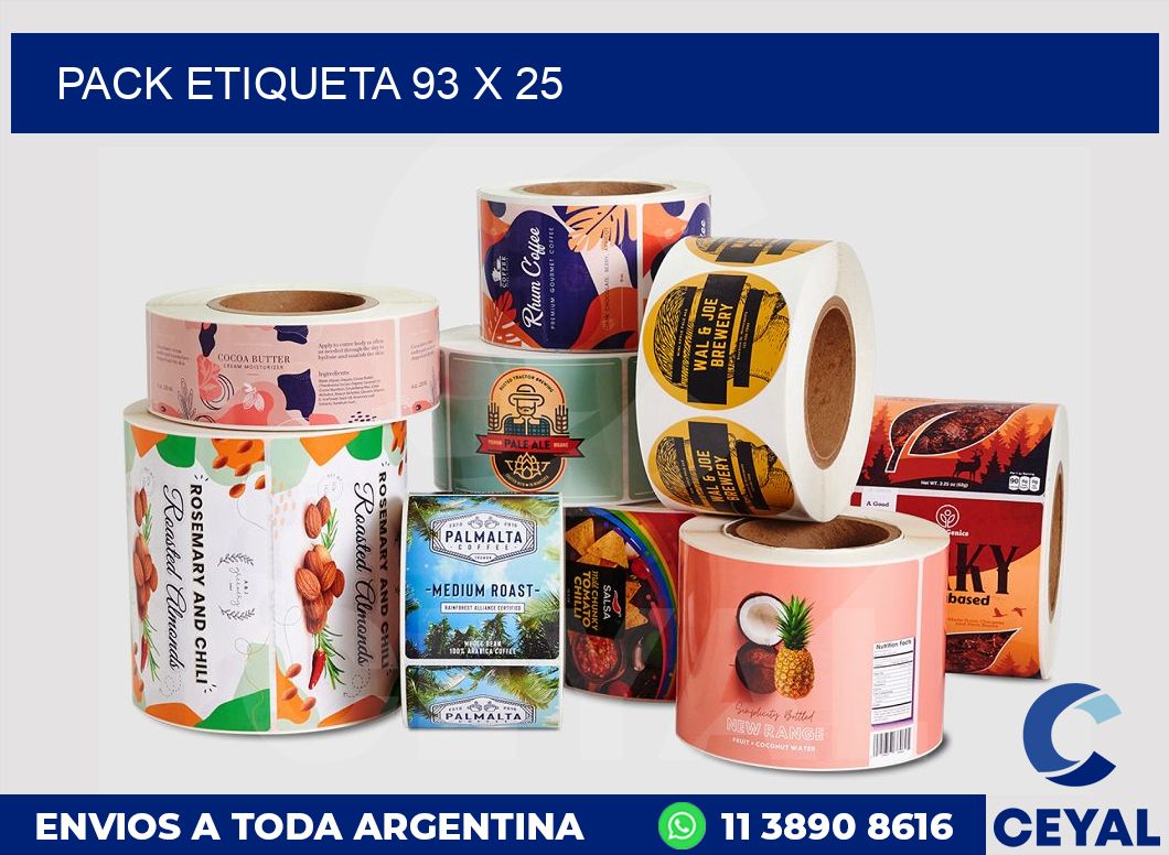 pack etiqueta 93 x 25