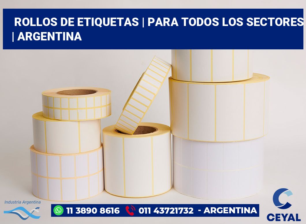 rollos de etiquetas | Para todos los sectores | Argentina