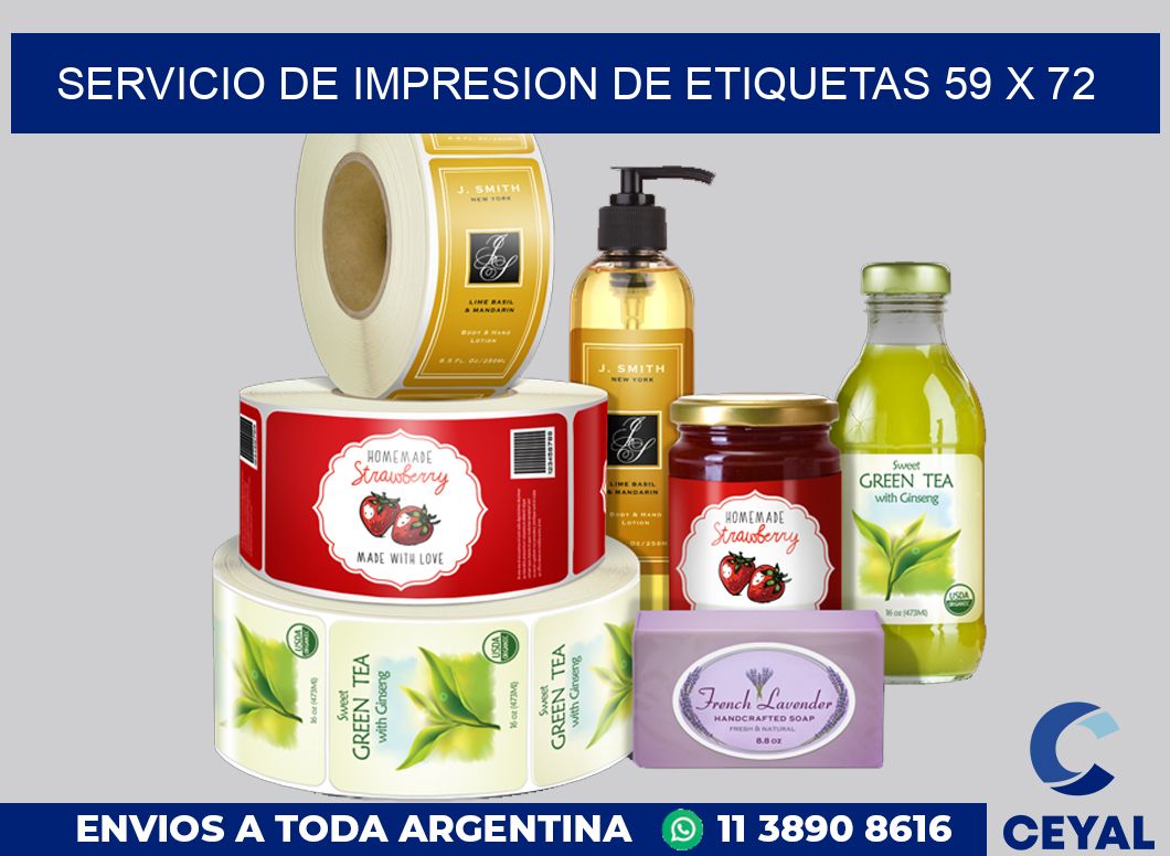 servicio de impresion de etiquetas 59 x 72