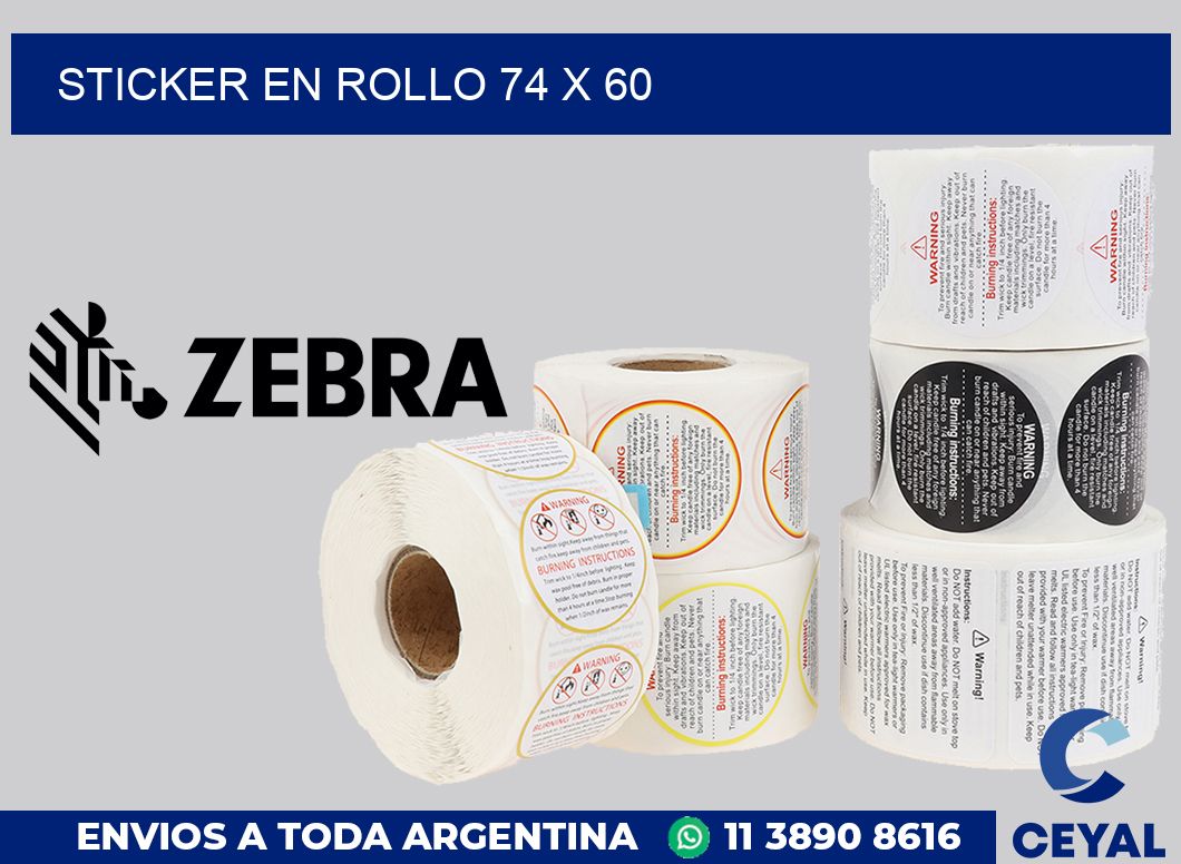 sticker en rollo 74 x 60