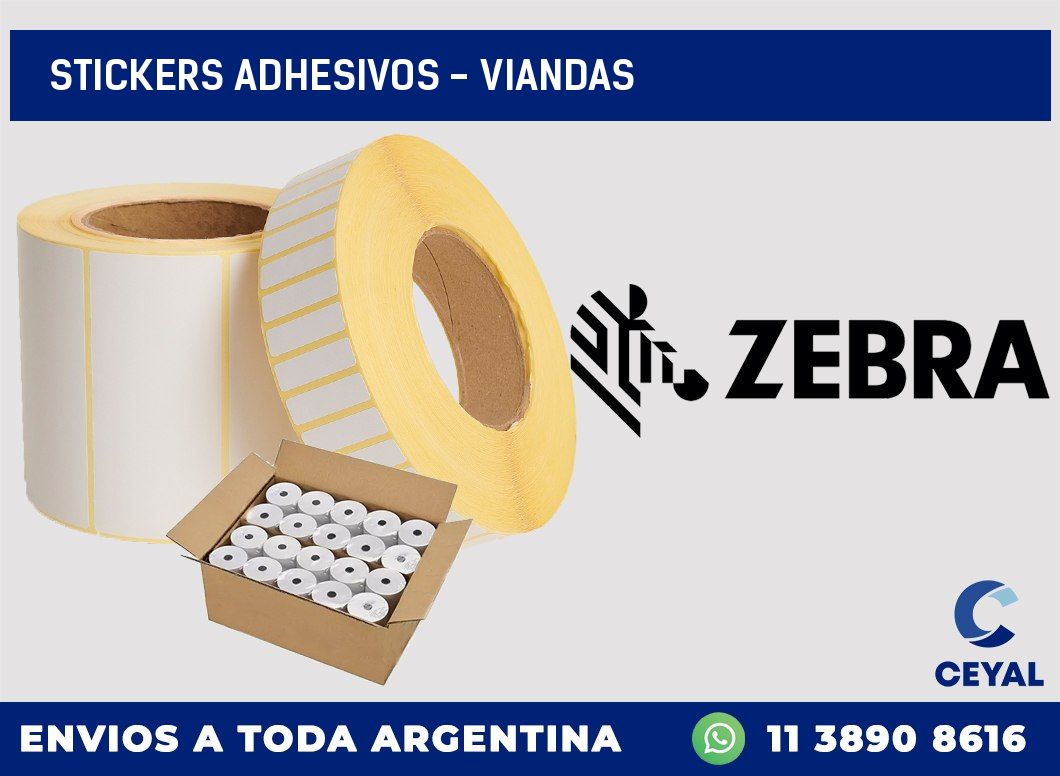stickers adhesivos – Viandas