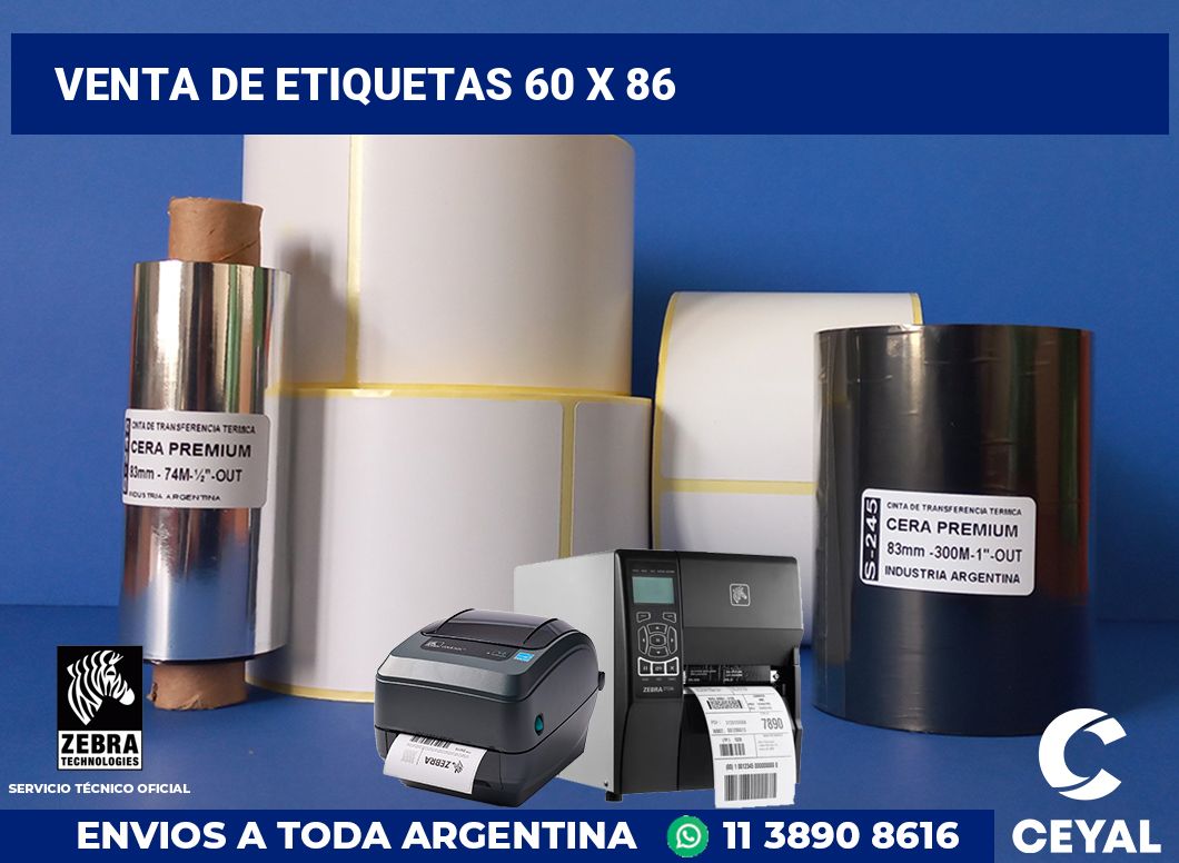 venta de etiquetas 60 x 86