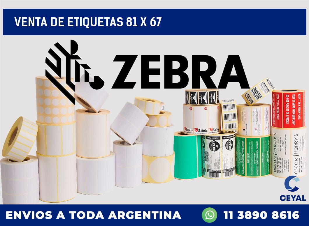 venta de etiquetas 81 x 67