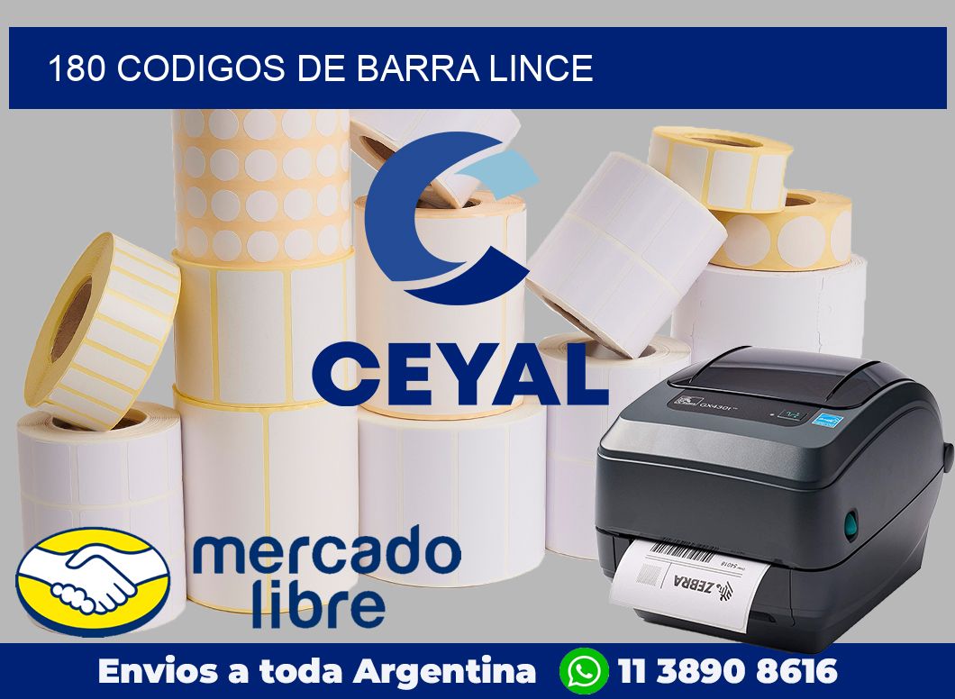 180 Codigos de barra Lince
