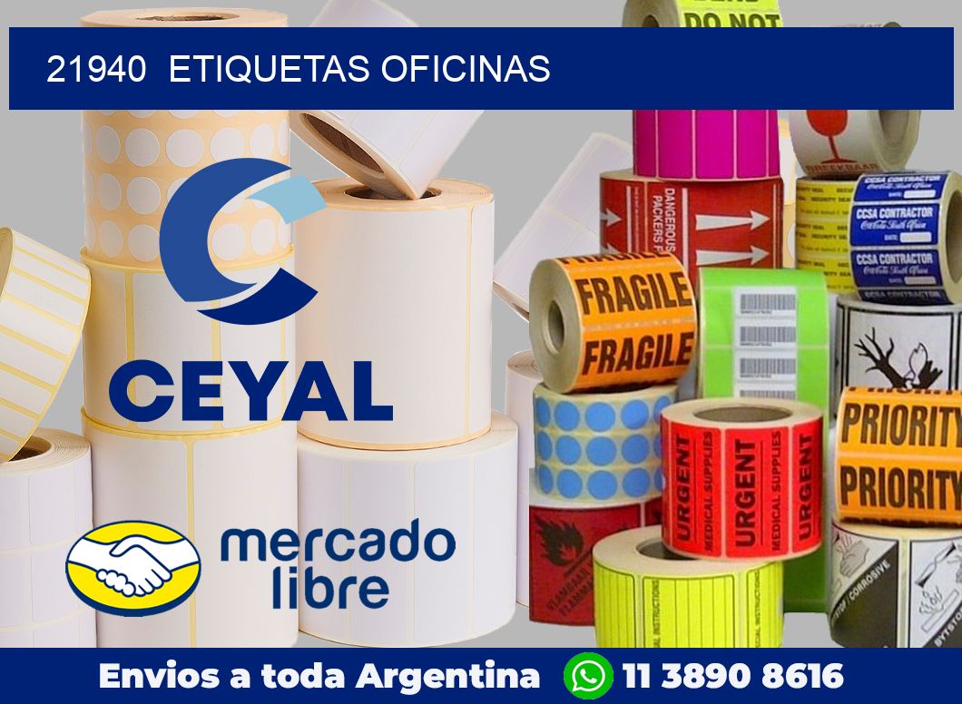 21940  Etiquetas oficinas