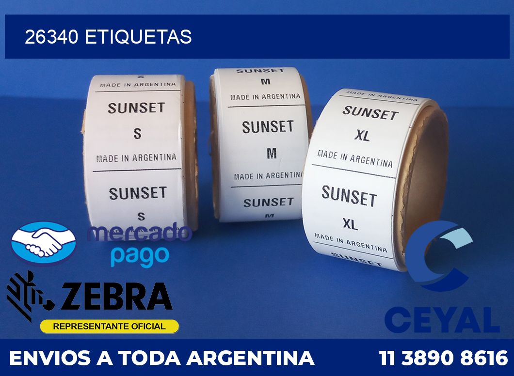 26340 etiquetas