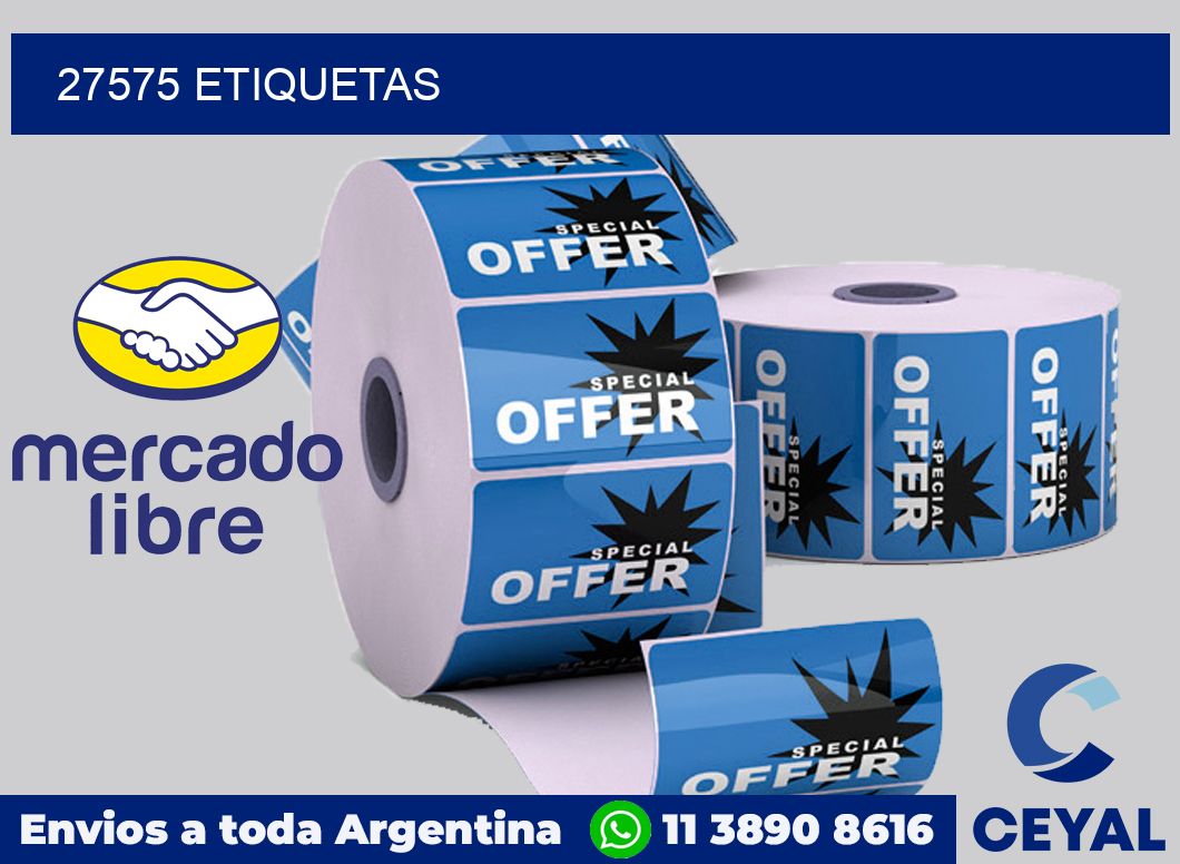 27575 etiquetas