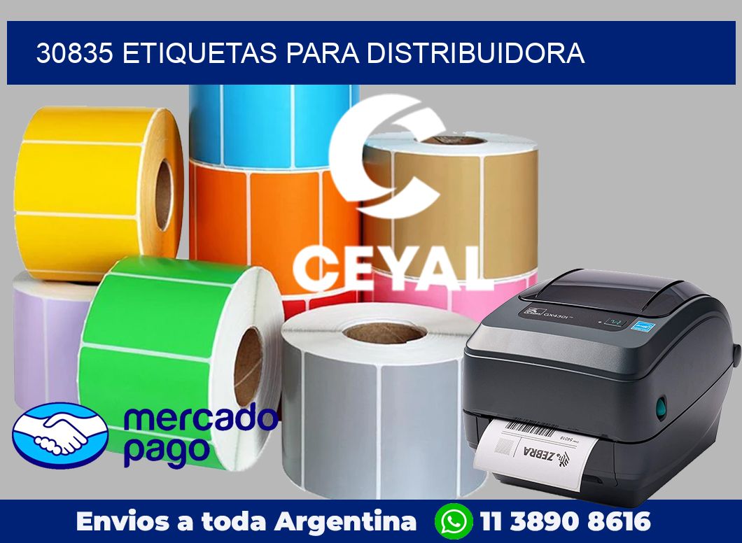30835 Etiquetas para distribuidora