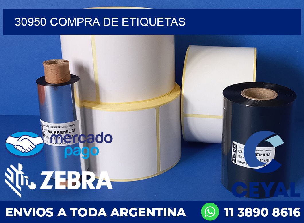 30950 compra de etiquetas