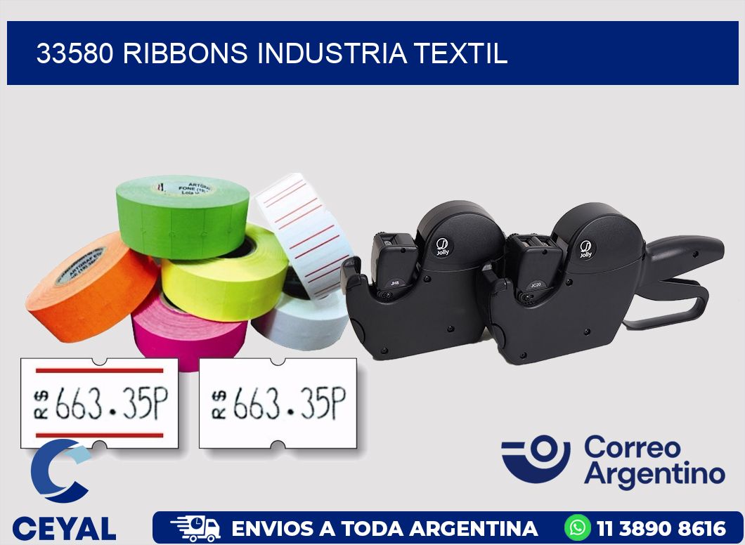 33580 ribbons industria textil
