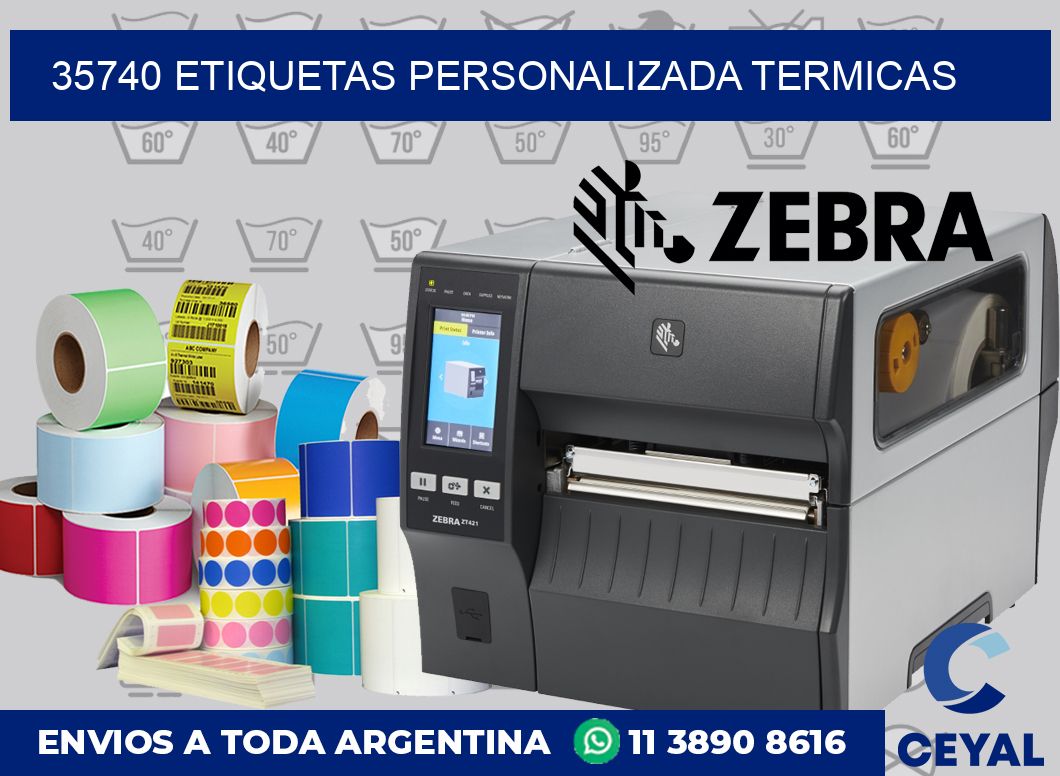 35740 etiquetas personalizada termicas