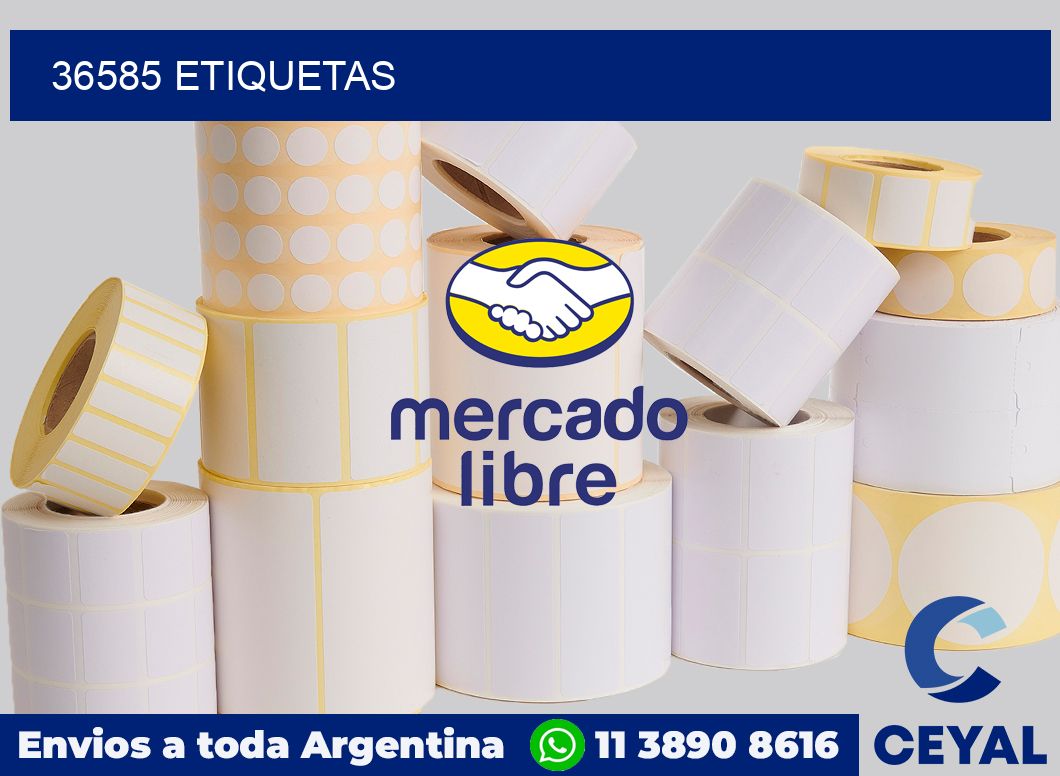 36585 etiquetas