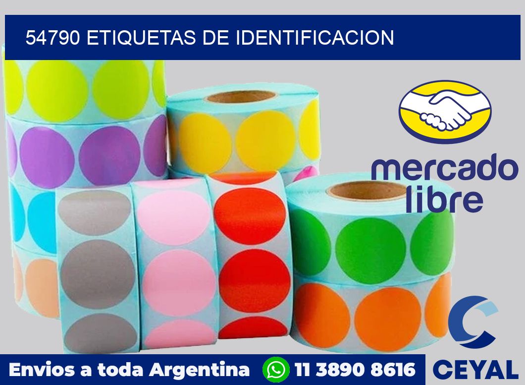 54790 Etiquetas de identificacion
