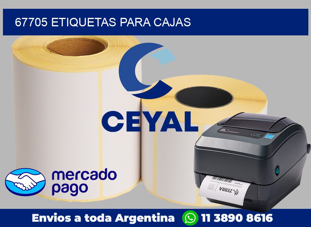 67705 etiquetas para cajas