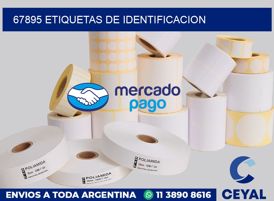 67895 Etiquetas de identificacion