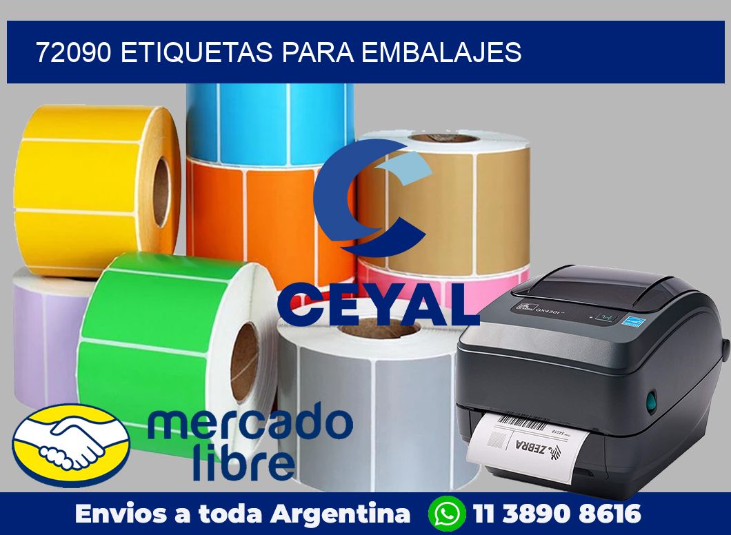 72090 Etiquetas para embalajes