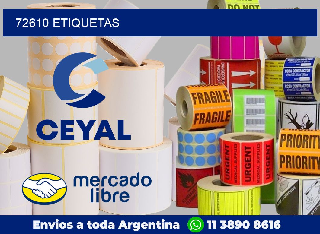 72610 etiquetas
