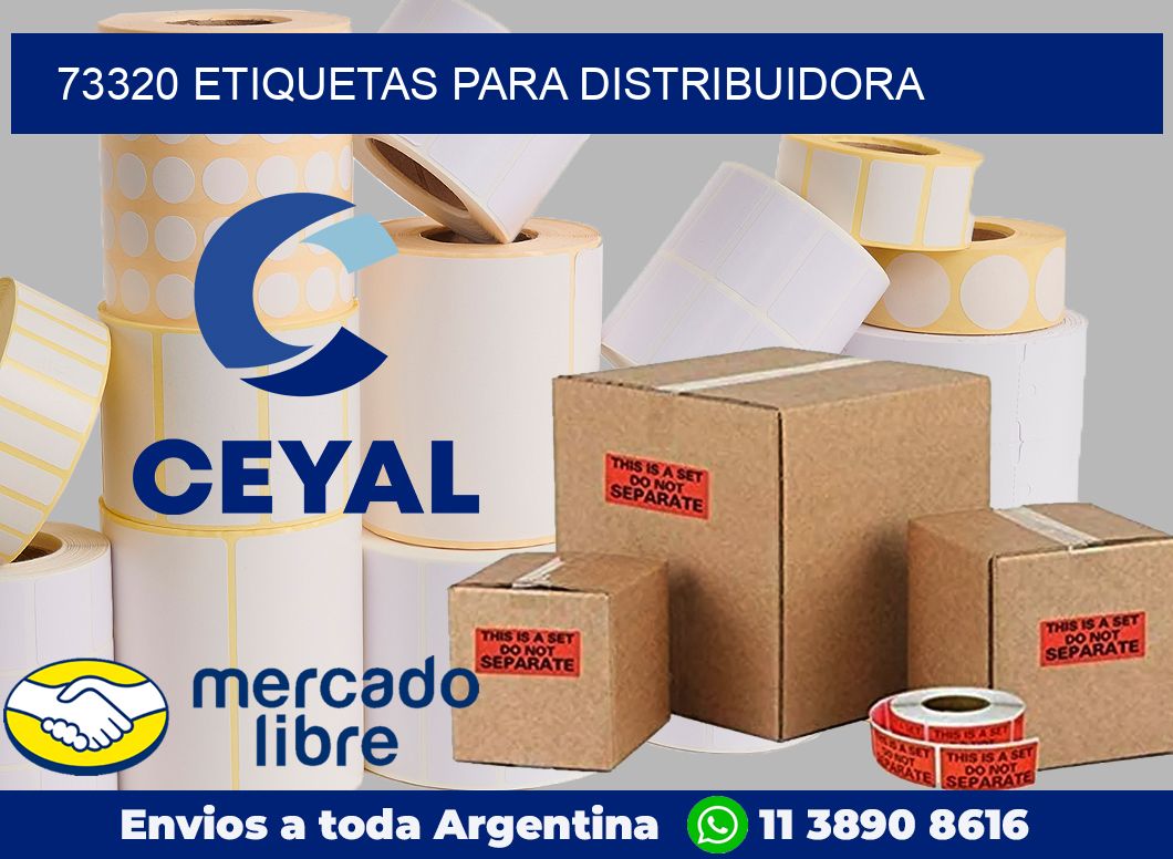 73320 Etiquetas para distribuidora