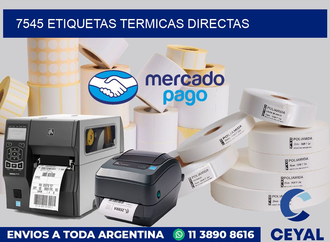 7545 Etiquetas termicas directas