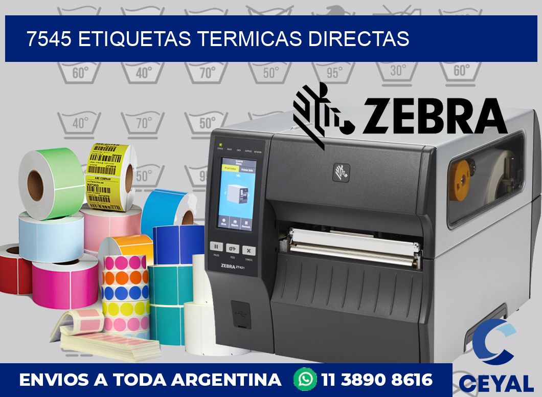 7545 Etiquetas termicas directas
