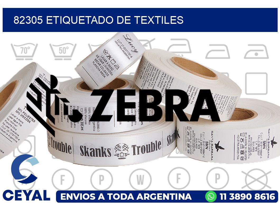 82305 Etiquetado de textiles