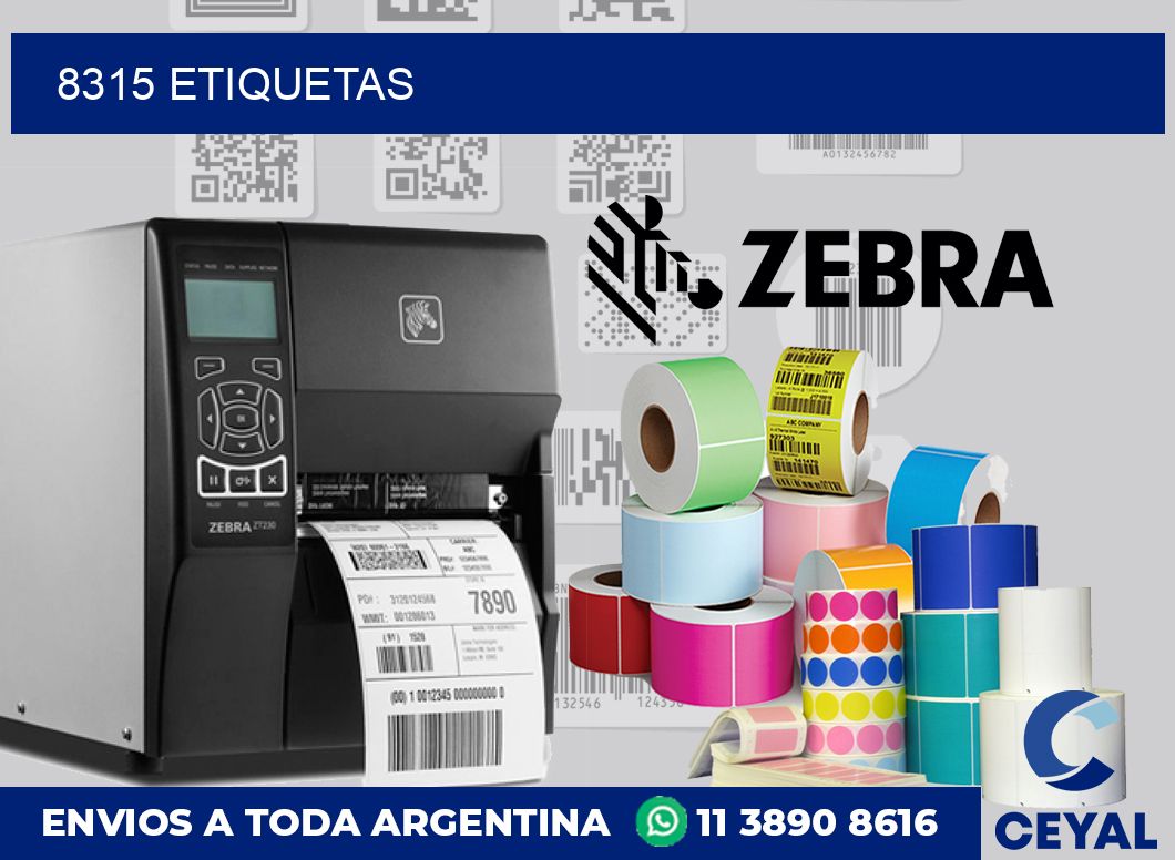8315 etiquetas