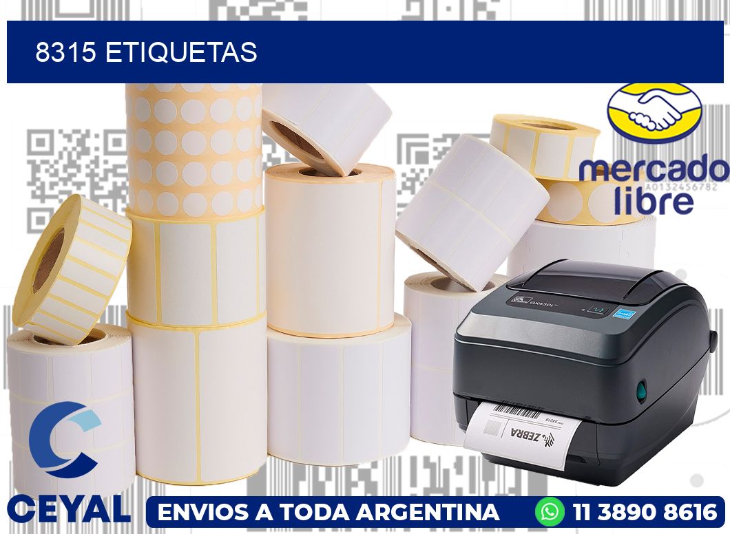 8315 etiquetas