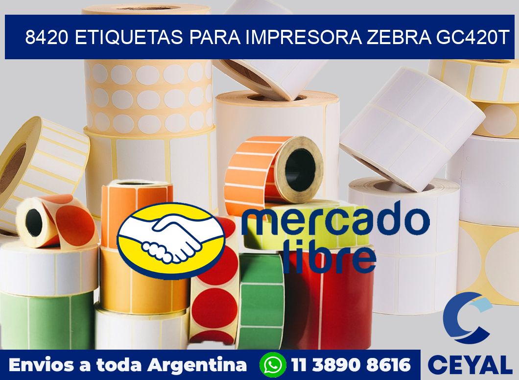 8420 etiquetas para impresora zebra GC420T