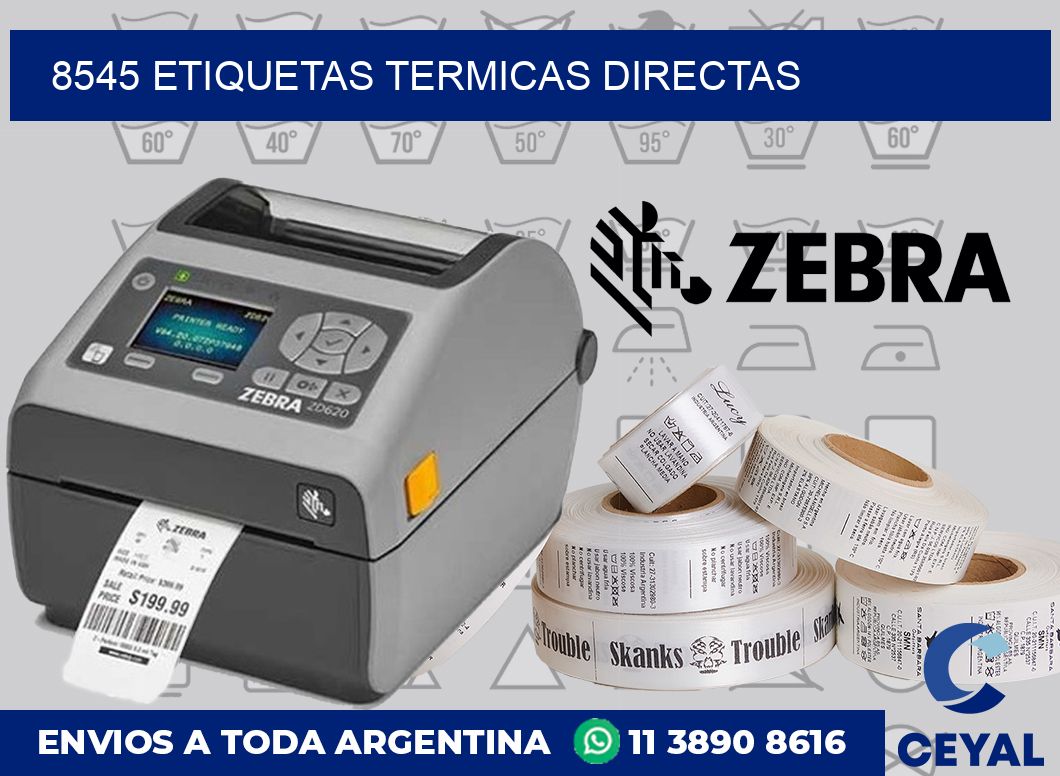 8545 Etiquetas termicas directas