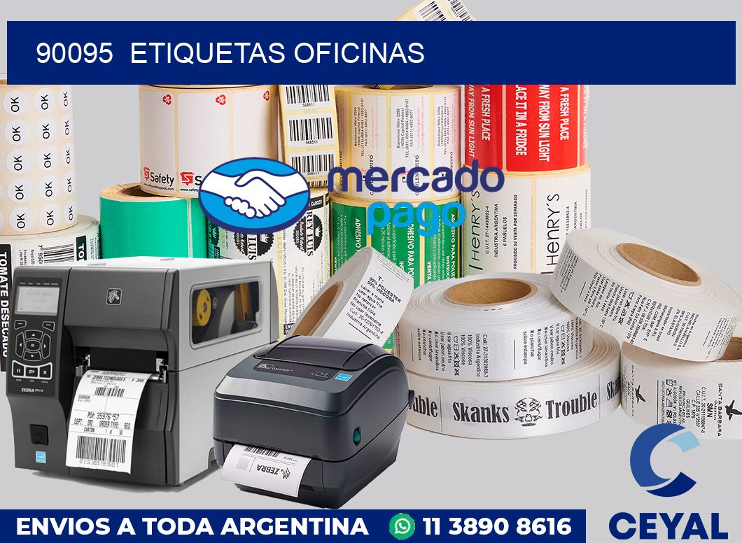 90095 Etiquetas oficinas